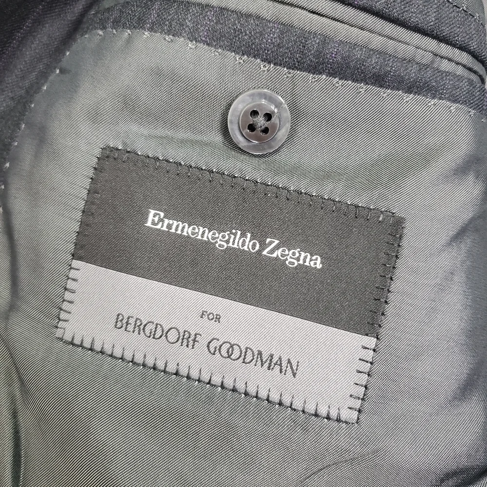 Ermenegildo Zenga Traveller Micronsphere gray suit jacket blazer IT 54 / US 44